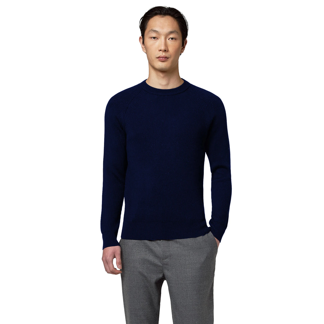 Alpha Studio Sweaters Blue Man