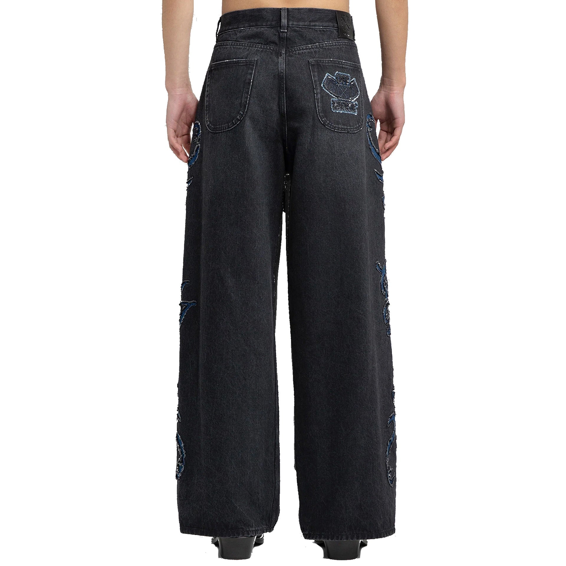Off-White Denim Flared Jeans – Siebentaschen