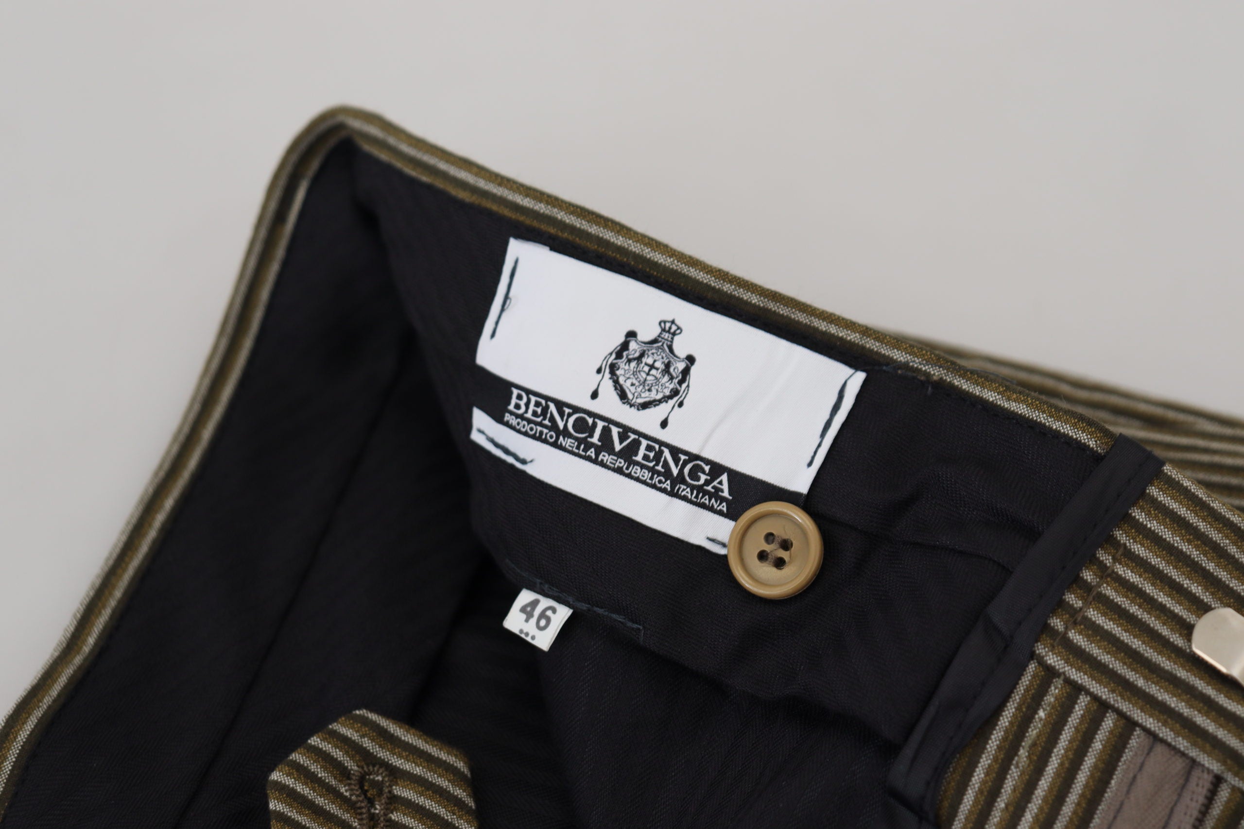 BENCIVENGA Elegante mehrfarbige Hose aus reiner Baumwolle