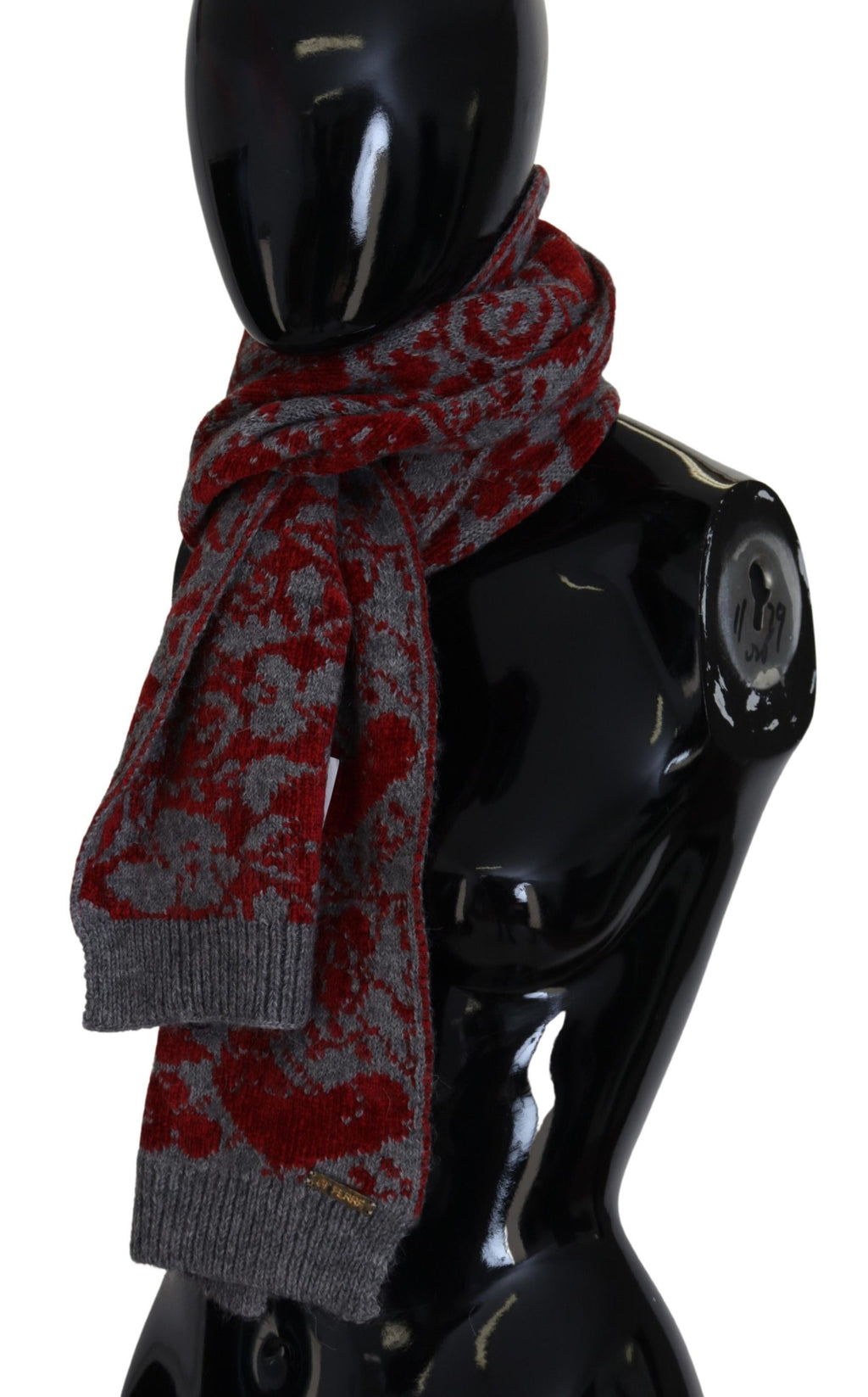 GF Ferre Chic Wickelschal aus Baumwolle in Rot und Grau