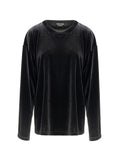 Tom Ford Black Velvet Long Sleeve Sweater