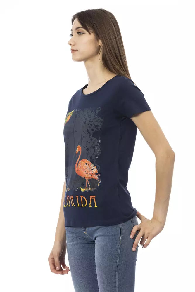Trussardi Action Blue Cotton Women's T-Shirt