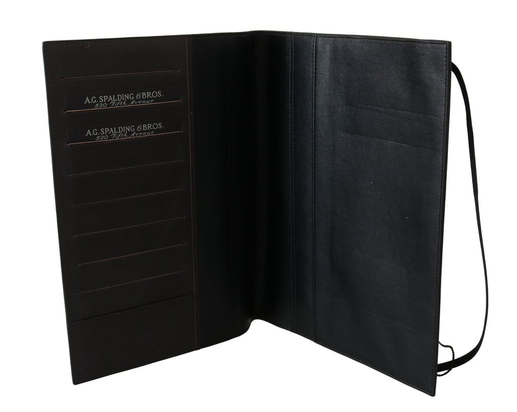 AG Spalding &amp; Bros Elegante Reisepasshülle aus Leder – Schlankes Reiseutensil