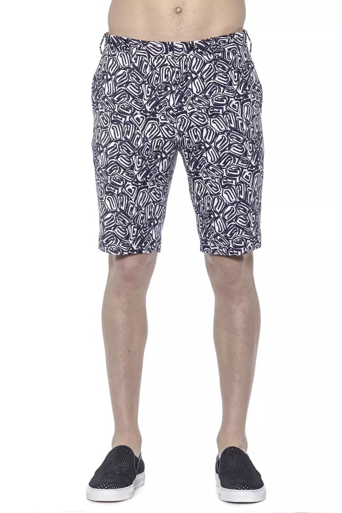 PT Torino Herren-Bermudashorts aus blauer Baumwolle