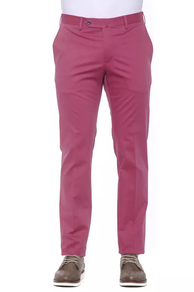 PT Torino Fuchsia Baumwolle Herrenhose