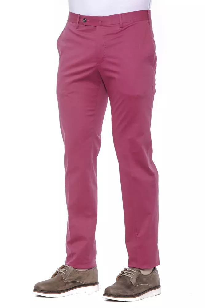 PT Torino Fuchsia Baumwolle Herrenhose