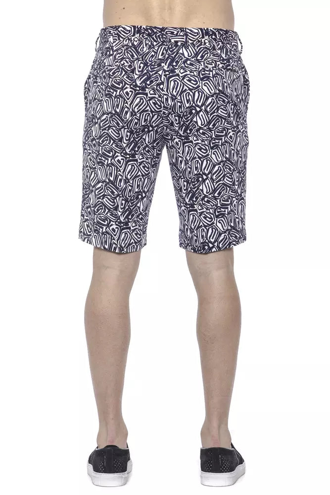 PT Torino Herren-Bermudashorts aus blauer Baumwolle