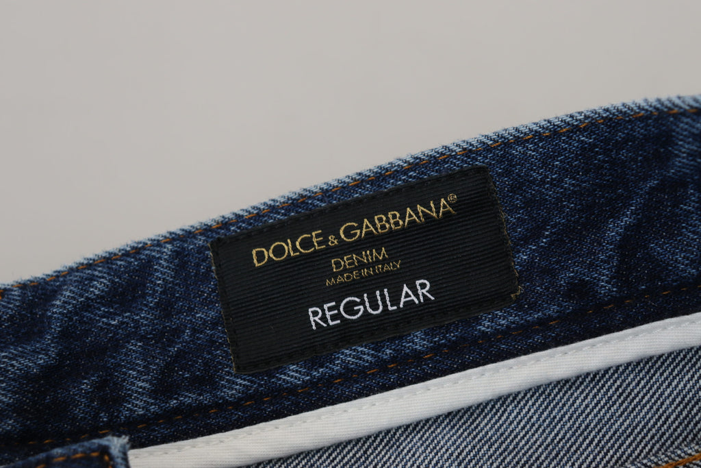 Dolce &amp; Gabbana: Schicke, zerfetzte Jeanshose für den modernen Mann