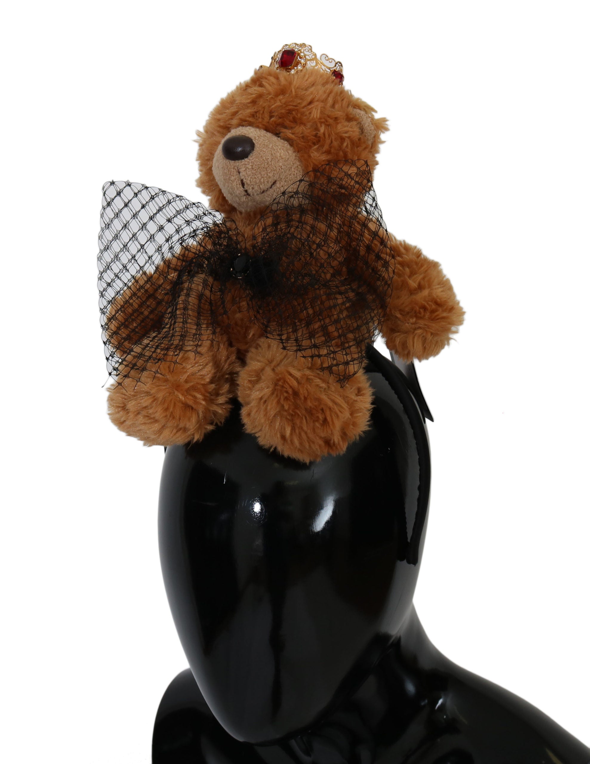 Dolce &amp; Gabbana Teddybär-Haarband mit Kristallkrone