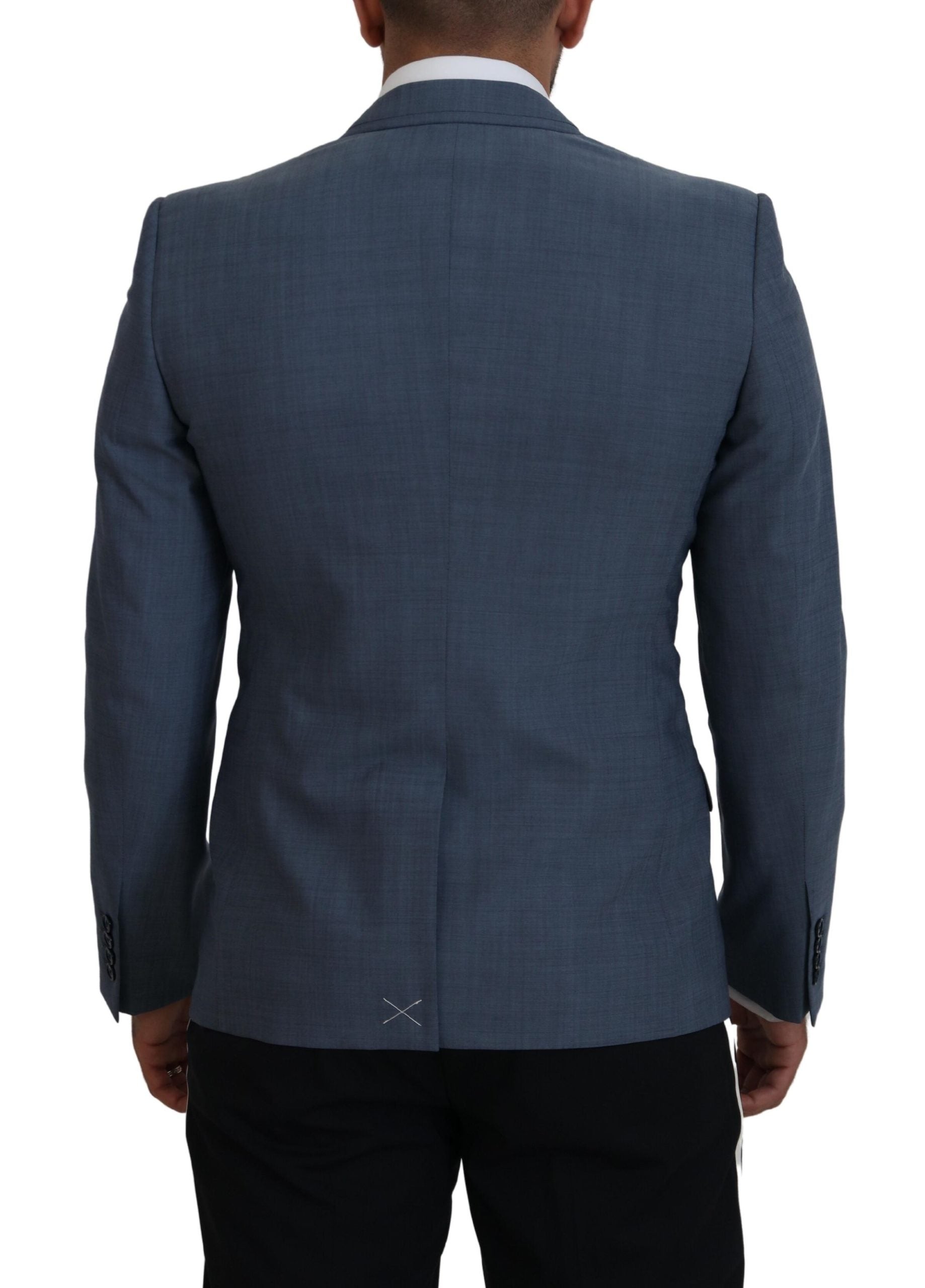 Dolce &amp; Gabbana Eleganter blauer einreihiger Sportblazer