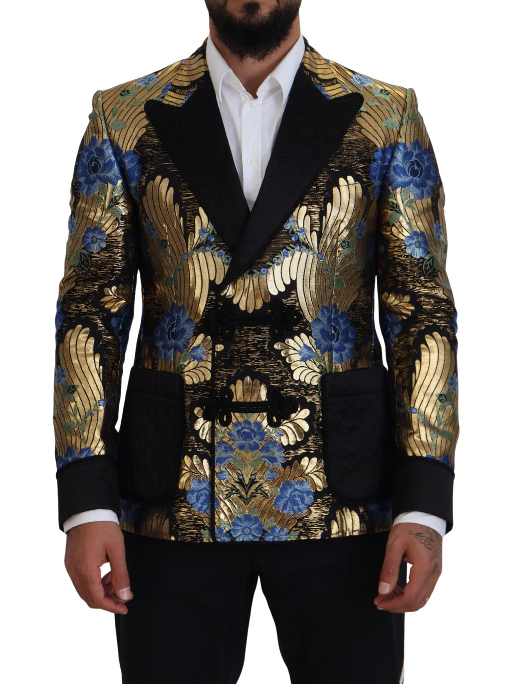 Dolce &amp; Gabbana Eleganter Abend- und Partyblazer mit Blumenmuster