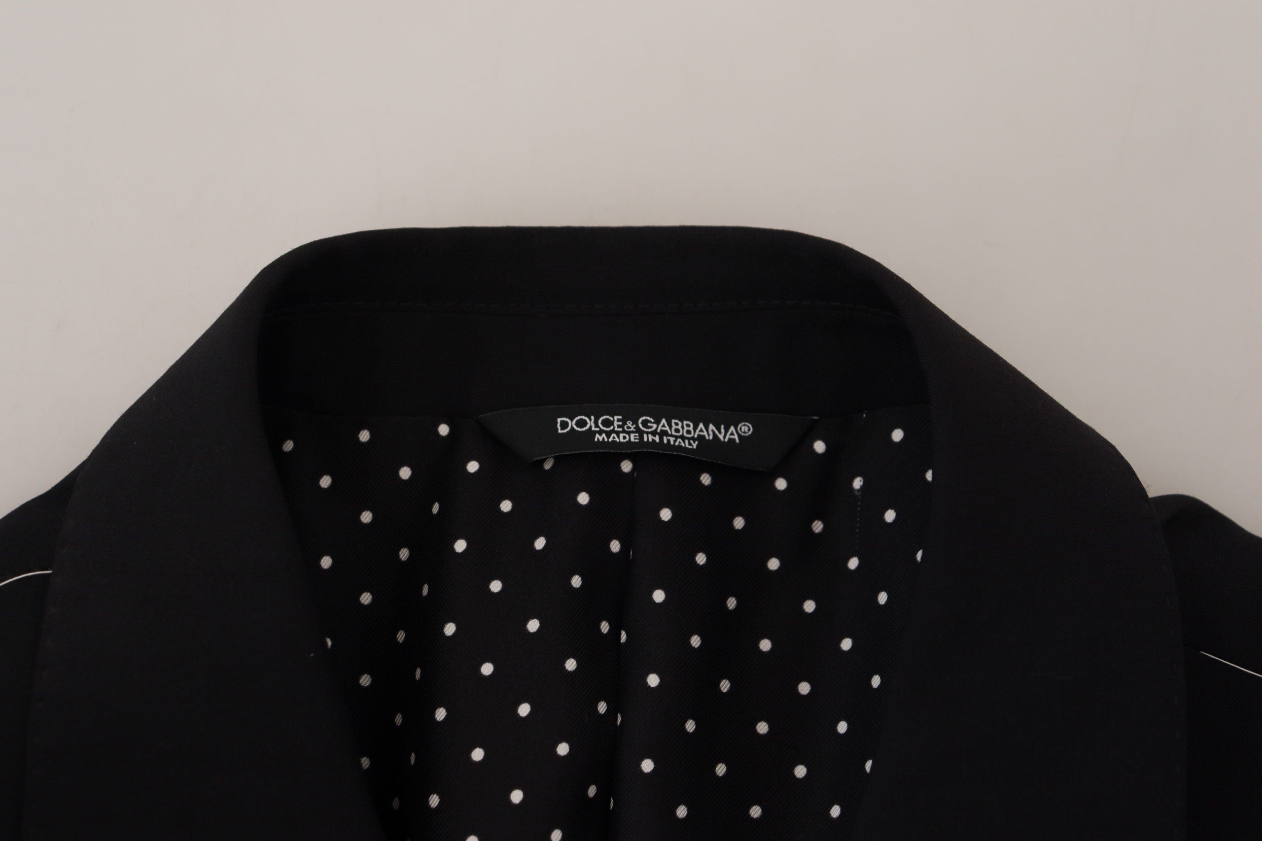 Dolce &amp; Gabbana – Schwarzer einreihiger Blazer im sizilianischen Stil