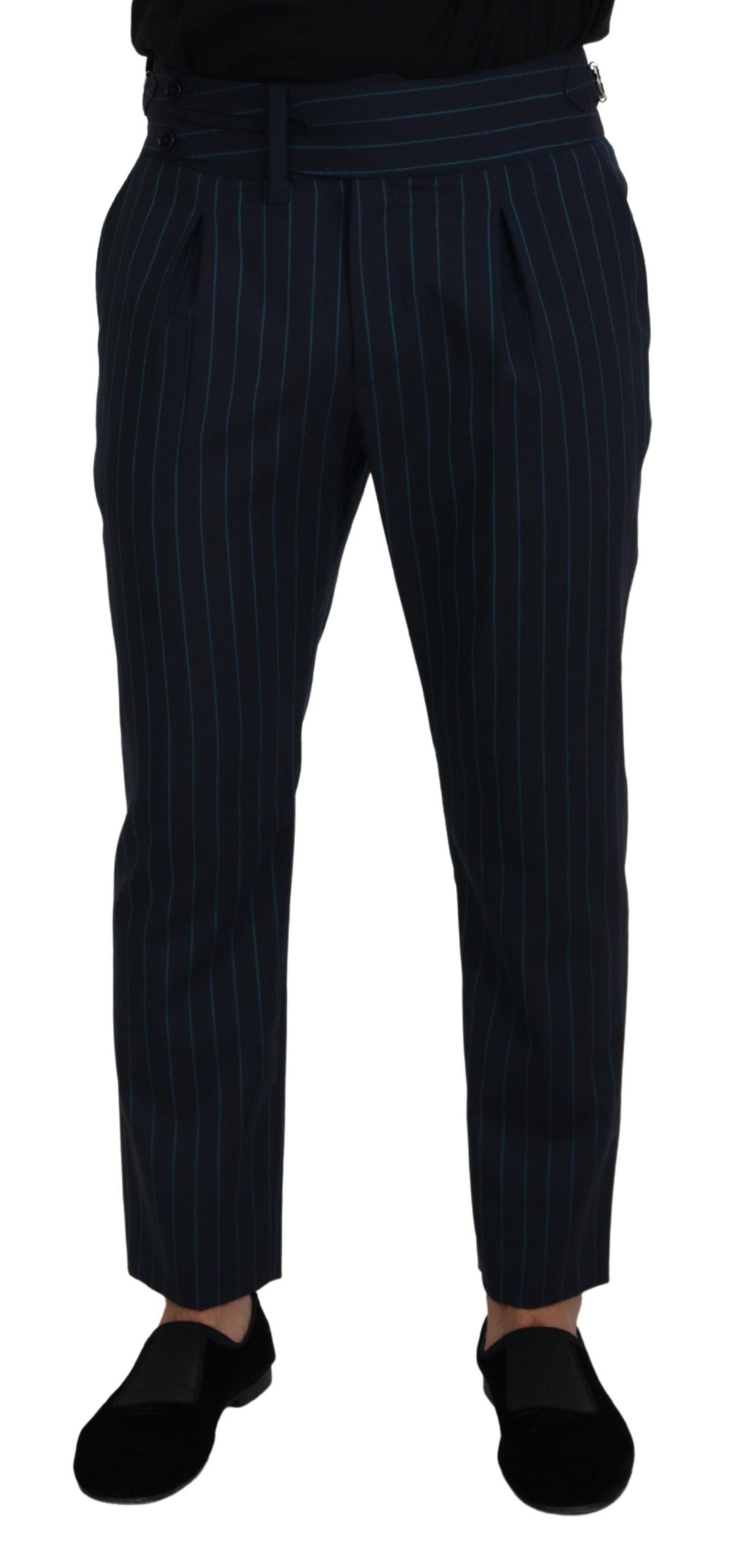Dolce &amp; Gabbana Elegante gestreifte Hose aus Schurwolle