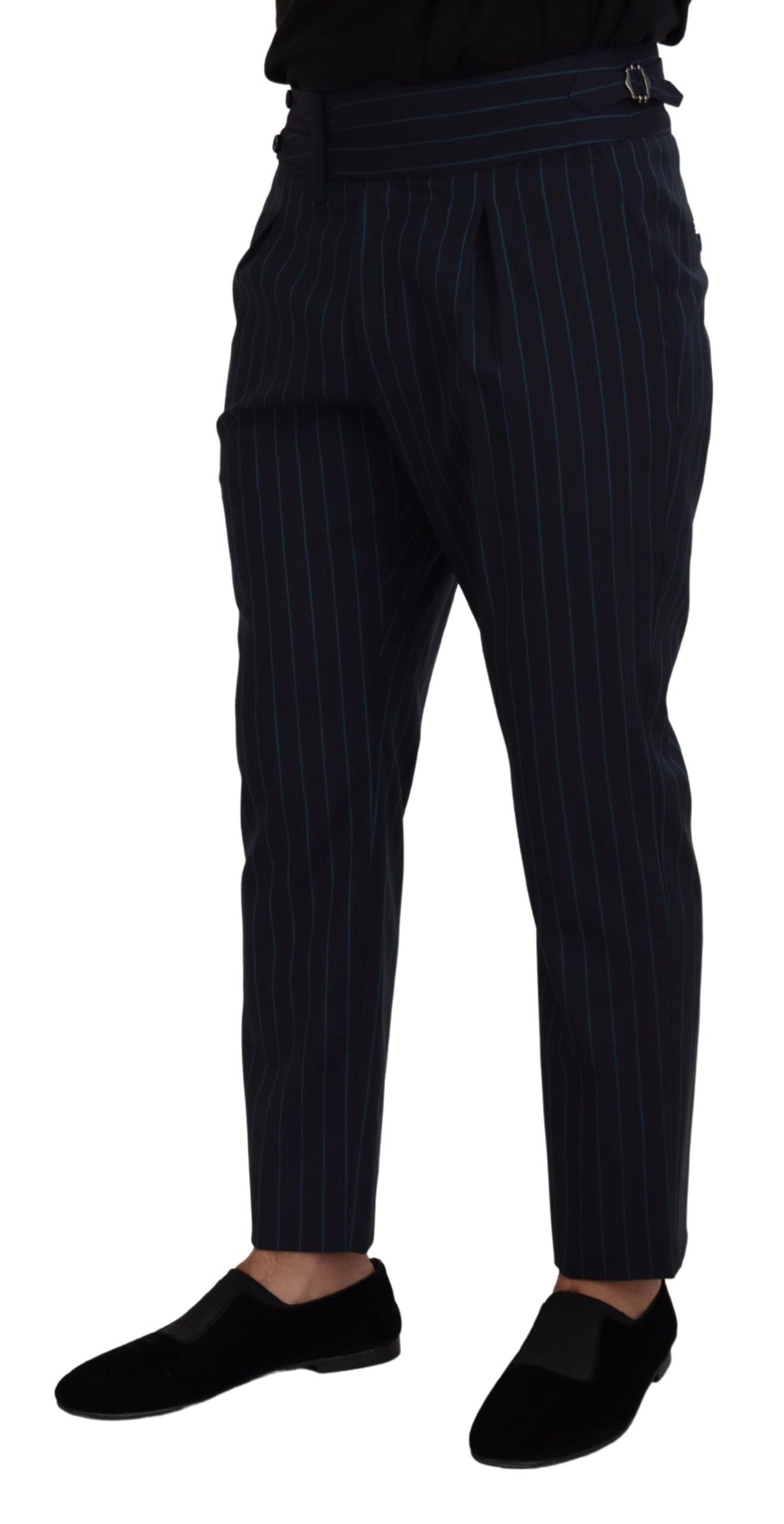 Dolce &amp; Gabbana Elegante gestreifte Hose aus Schurwolle