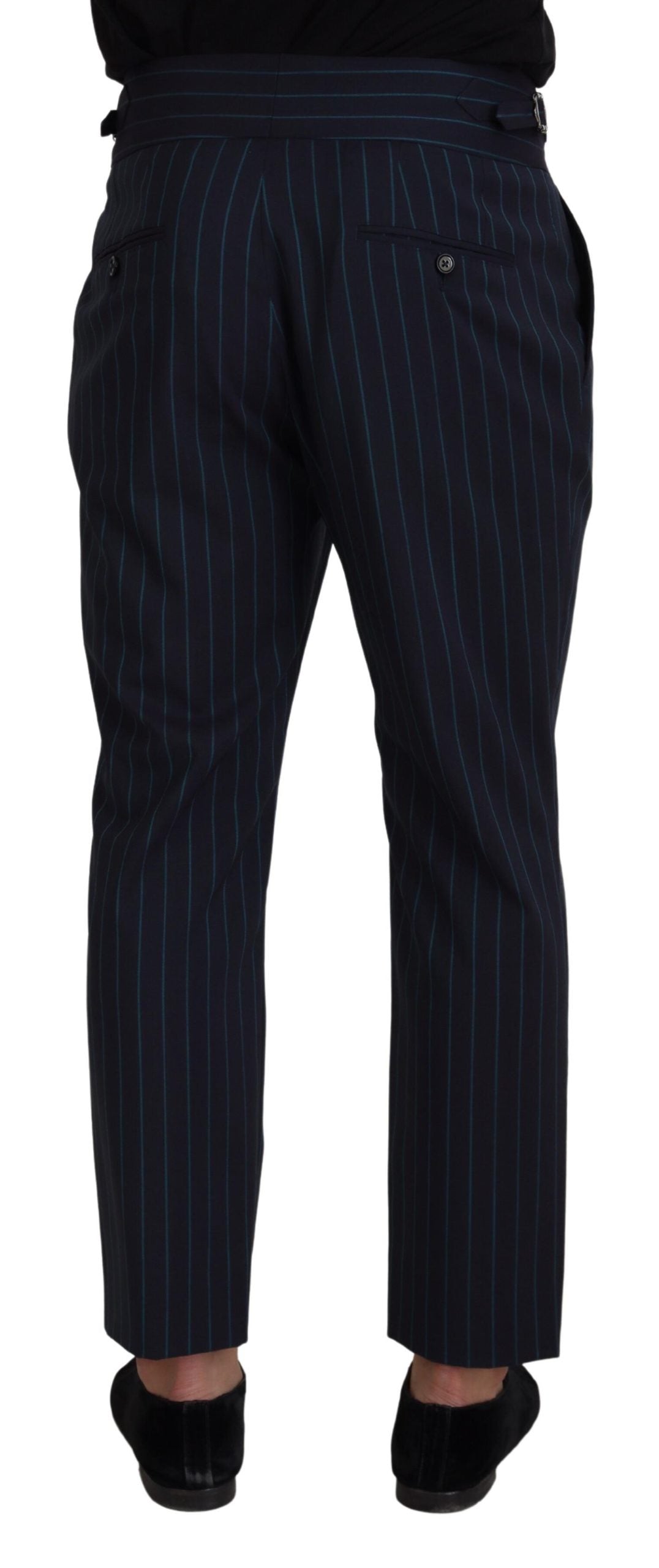 Dolce &amp; Gabbana Elegante gestreifte Hose aus Schurwolle