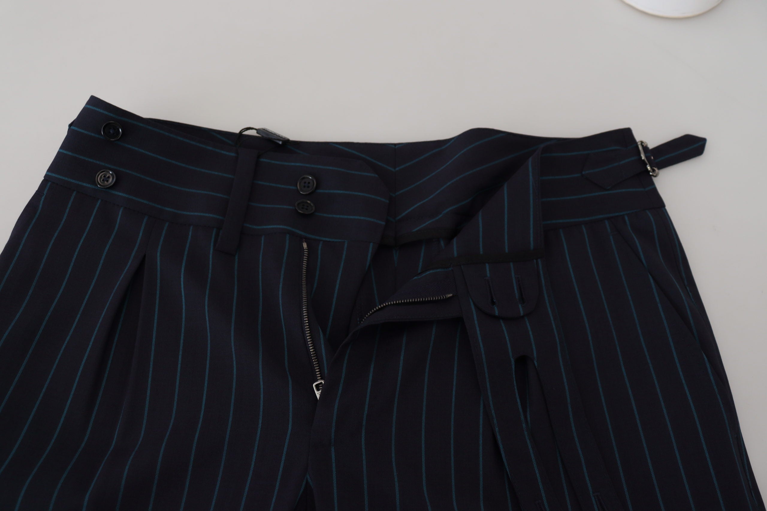 Dolce &amp; Gabbana Elegante gestreifte Hose aus Schurwolle
