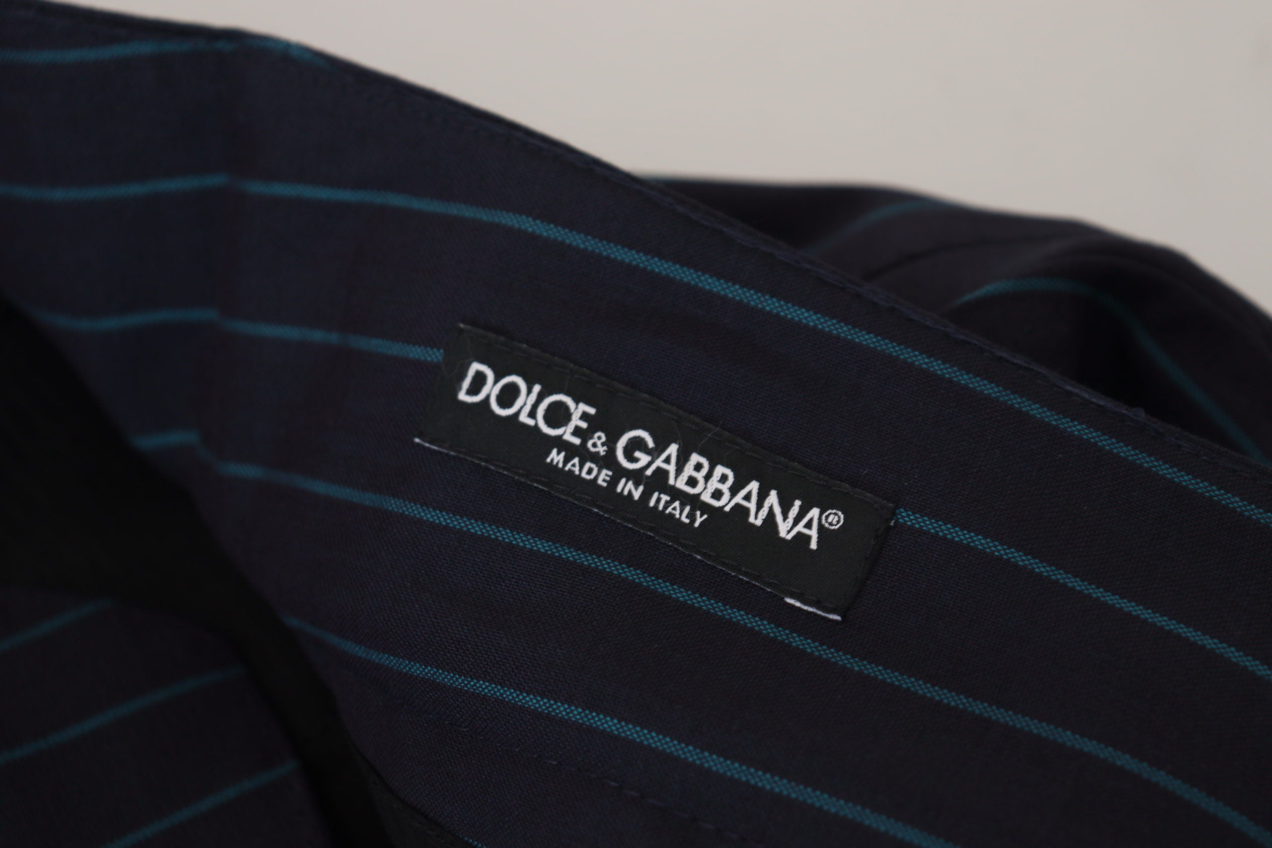 Dolce &amp; Gabbana Elegante gestreifte Hose aus Schurwolle