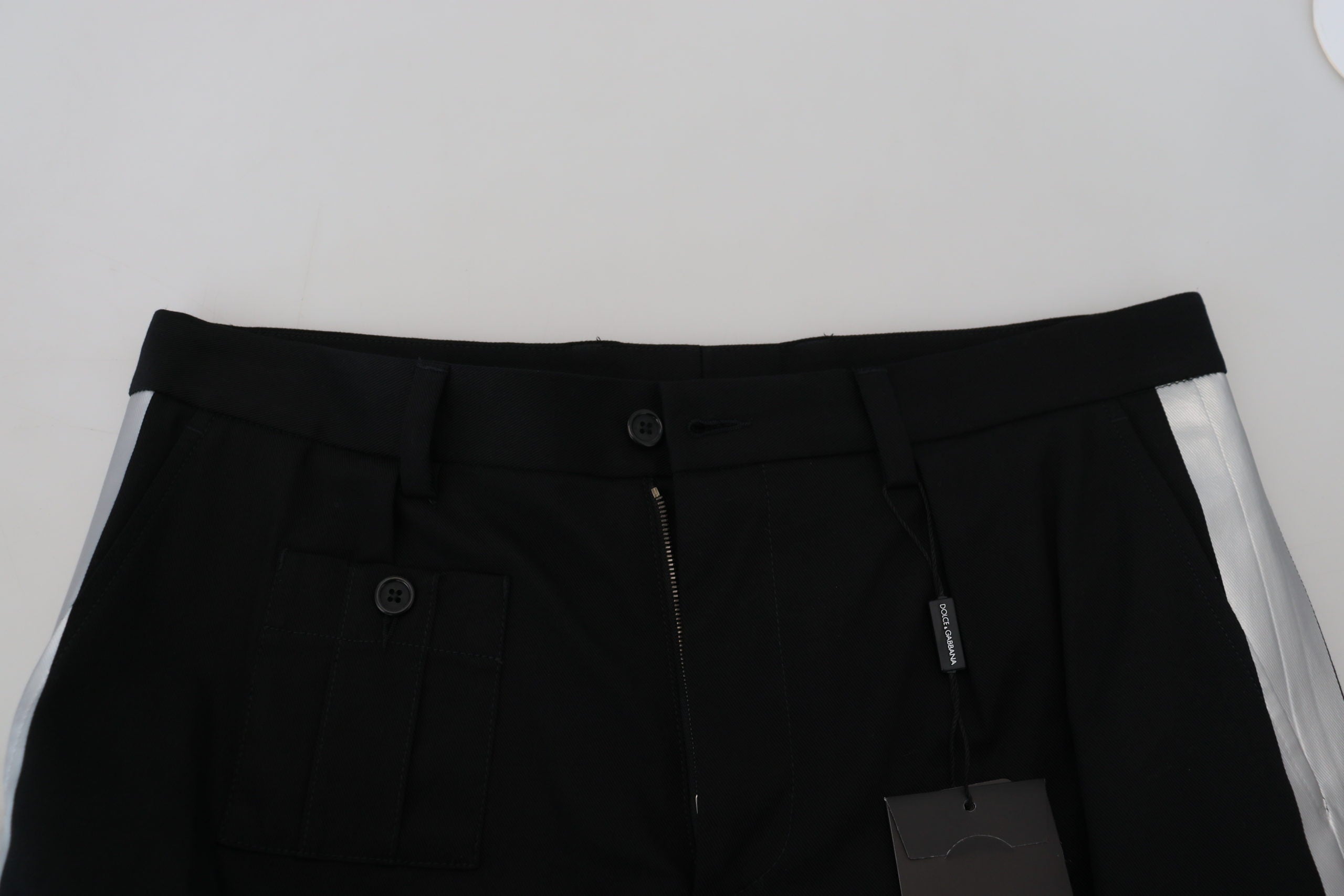 Dolce &amp; Gabbana Elegante MainLine Schwarze Shorts