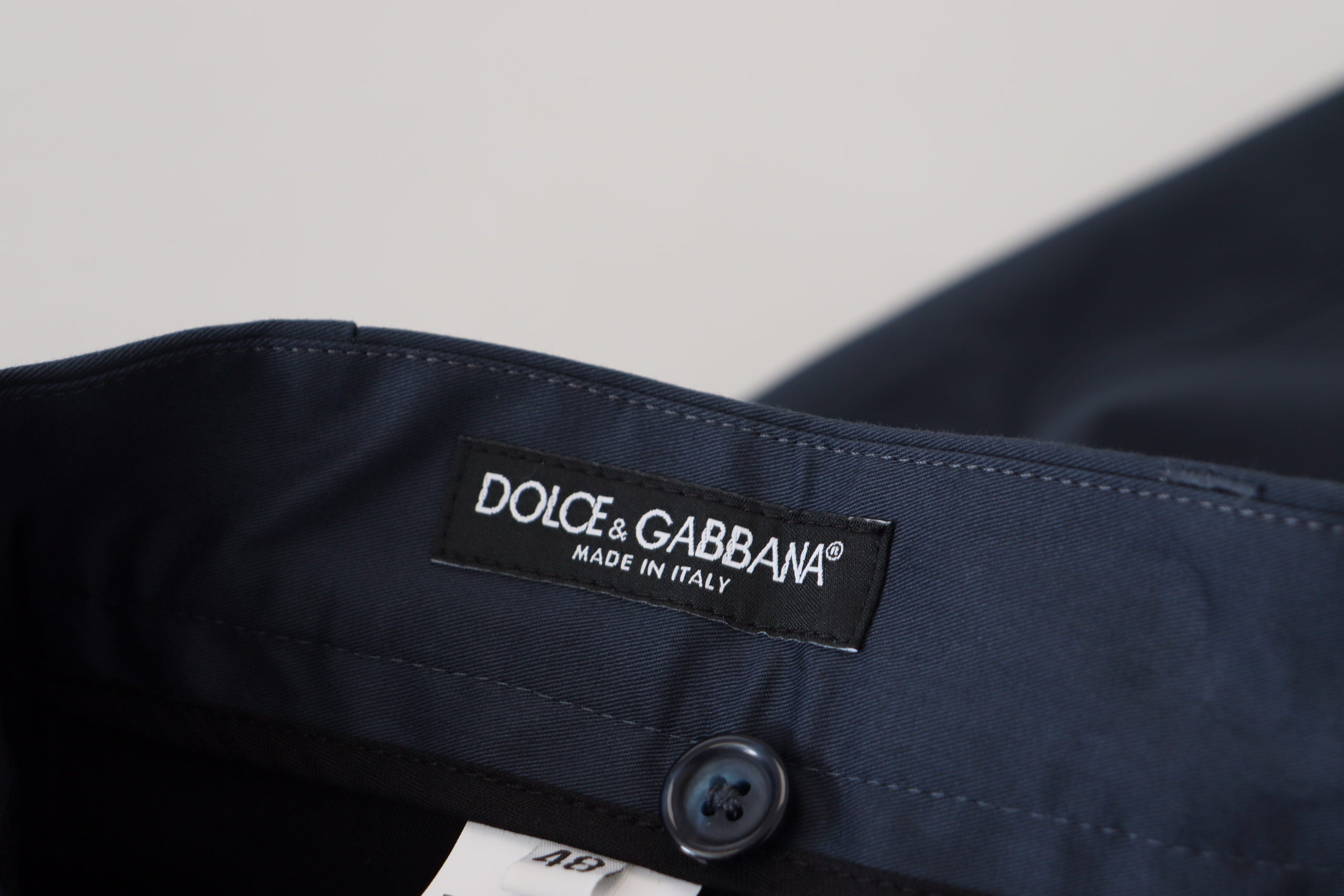 Dolce &amp; Gabbana Elegante Shorts aus blauer Baumwollmischung