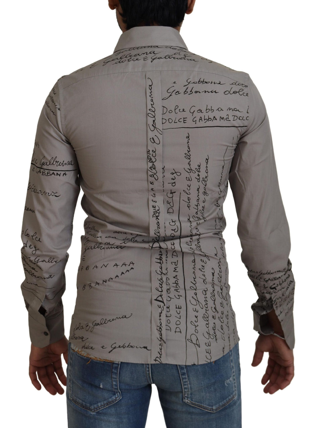 Dolce &amp; Gabbana Elegantes Slim Fit-Hemd aus Baumwolle