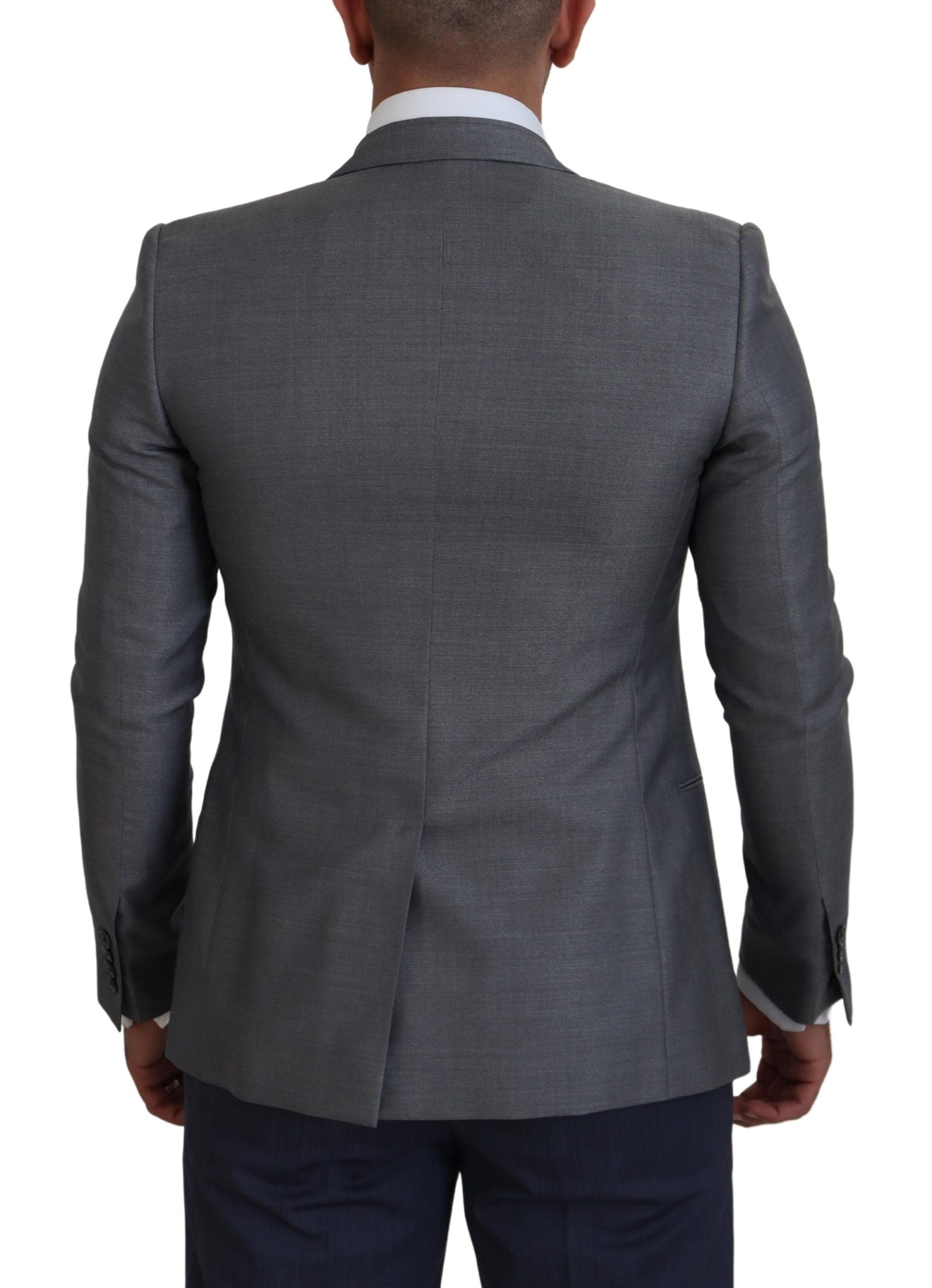 Dolce &amp; Gabbana Elegante hellgraue Sicilia-Blazerjacke