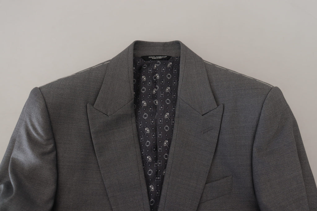 Dolce &amp; Gabbana Elegante hellgraue Sicilia-Blazerjacke