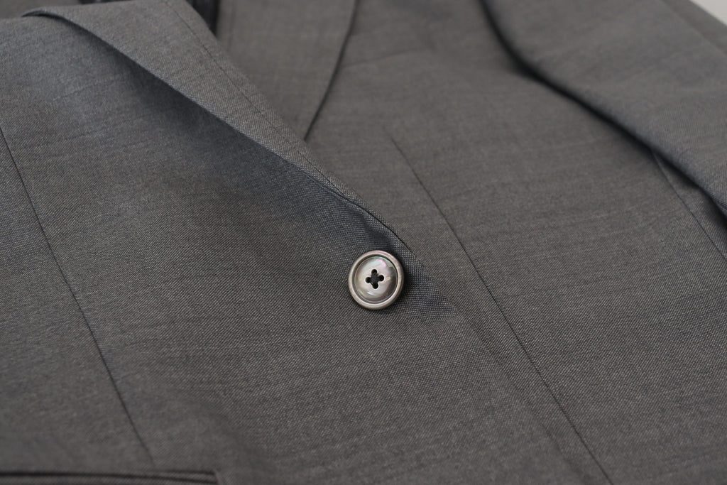 Dolce &amp; Gabbana Elegante hellgraue Sicilia-Blazerjacke