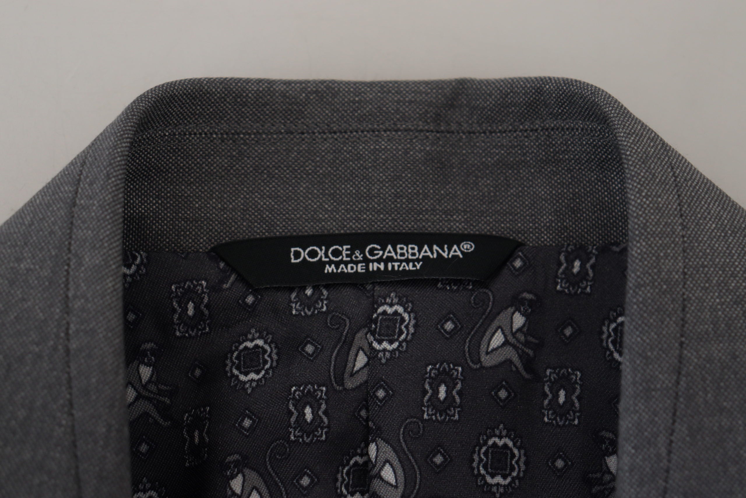 Dolce &amp; Gabbana Elegante hellgraue Sicilia-Blazerjacke