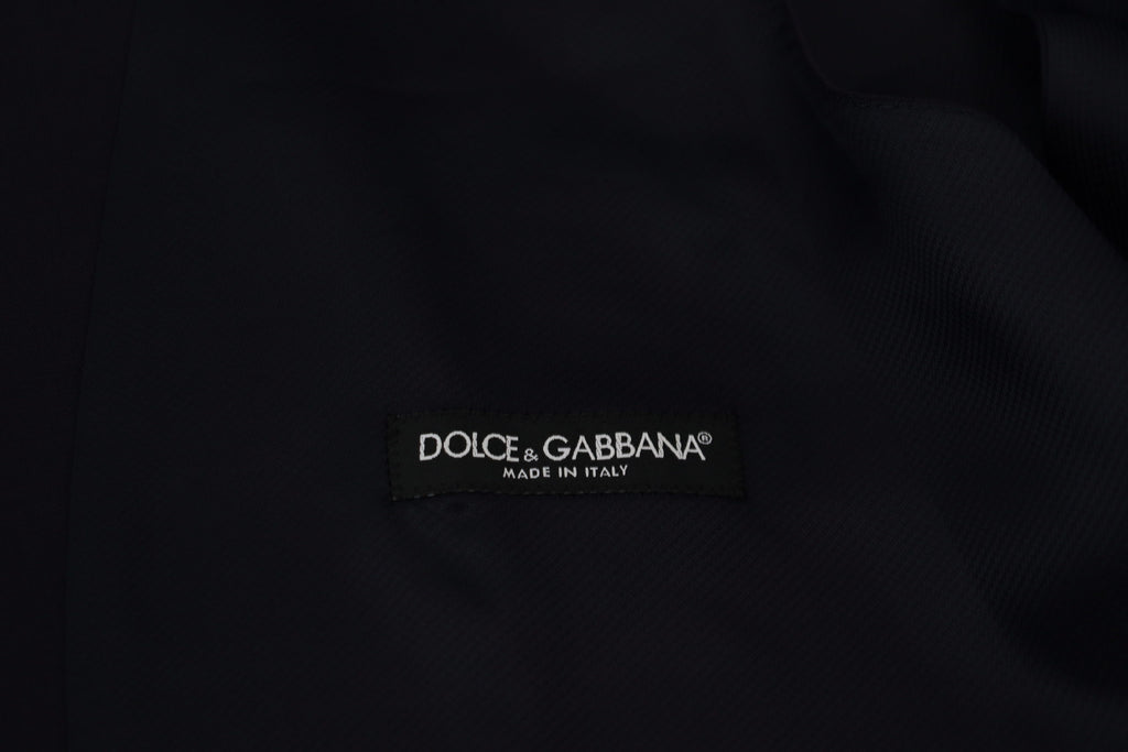 Dolce &amp; Gabbana Elegante dunkelblaue Weste für formelle Anlässe
