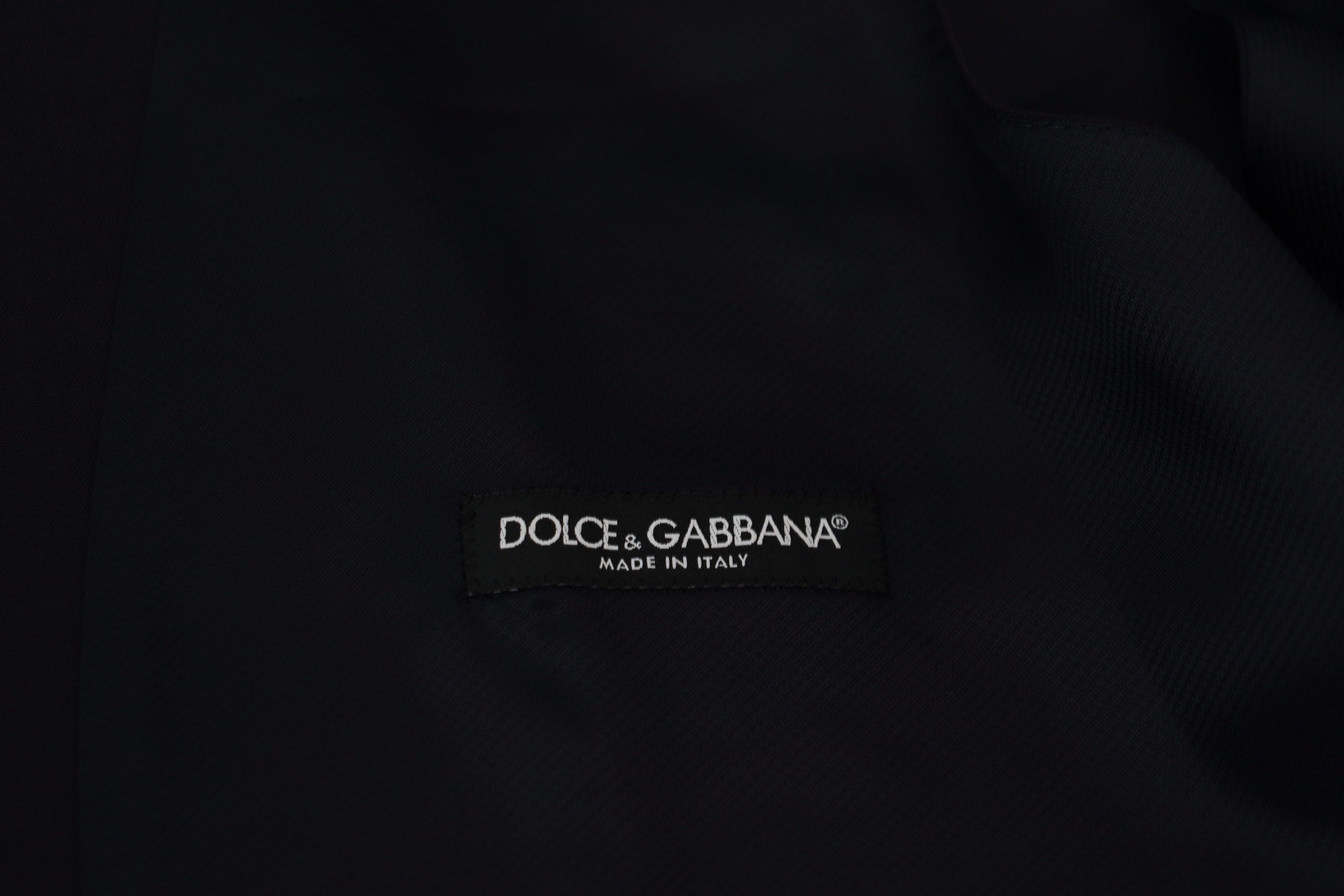 Dolce &amp; Gabbana Elegante dunkelblaue Weste für formelle Anlässe