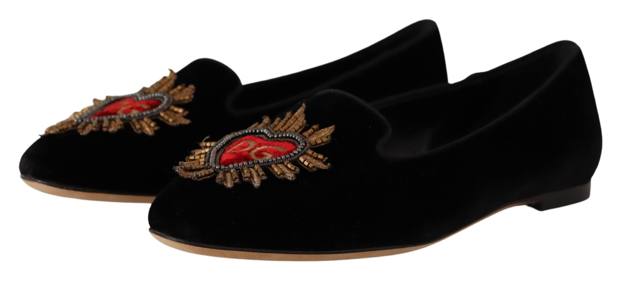 Elegante flache Schuhe aus Lackleder von Dolce &amp; Gabbana