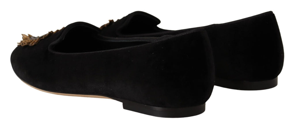 Elegante flache Schuhe aus Lackleder von Dolce &amp; Gabbana