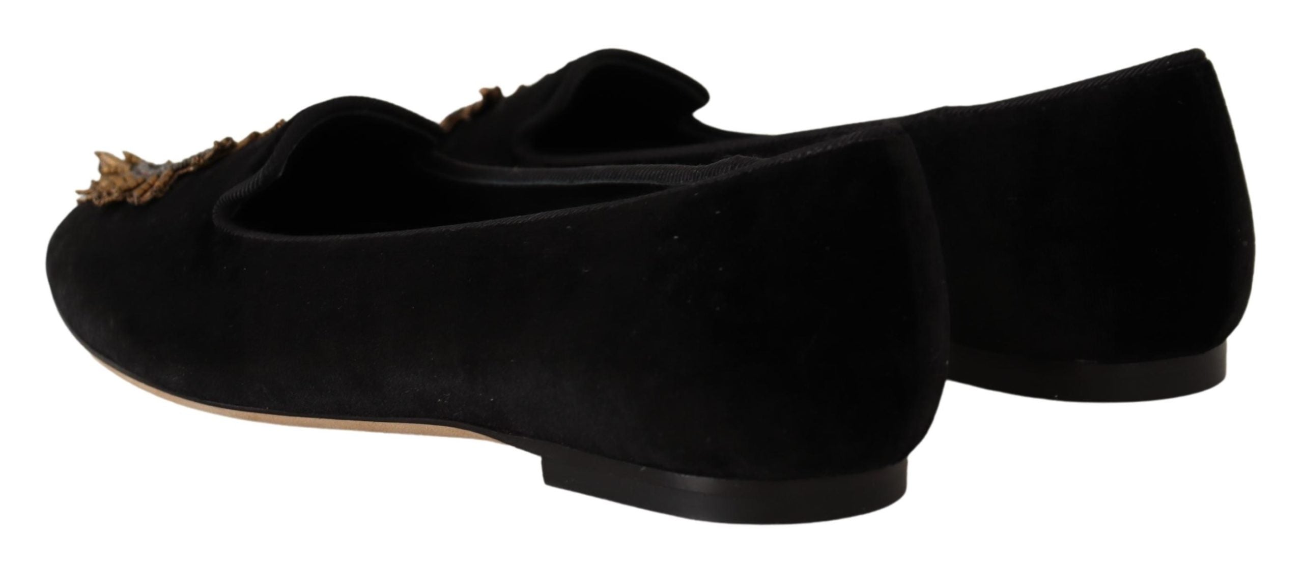 Elegante flache Schuhe aus Lackleder von Dolce &amp; Gabbana