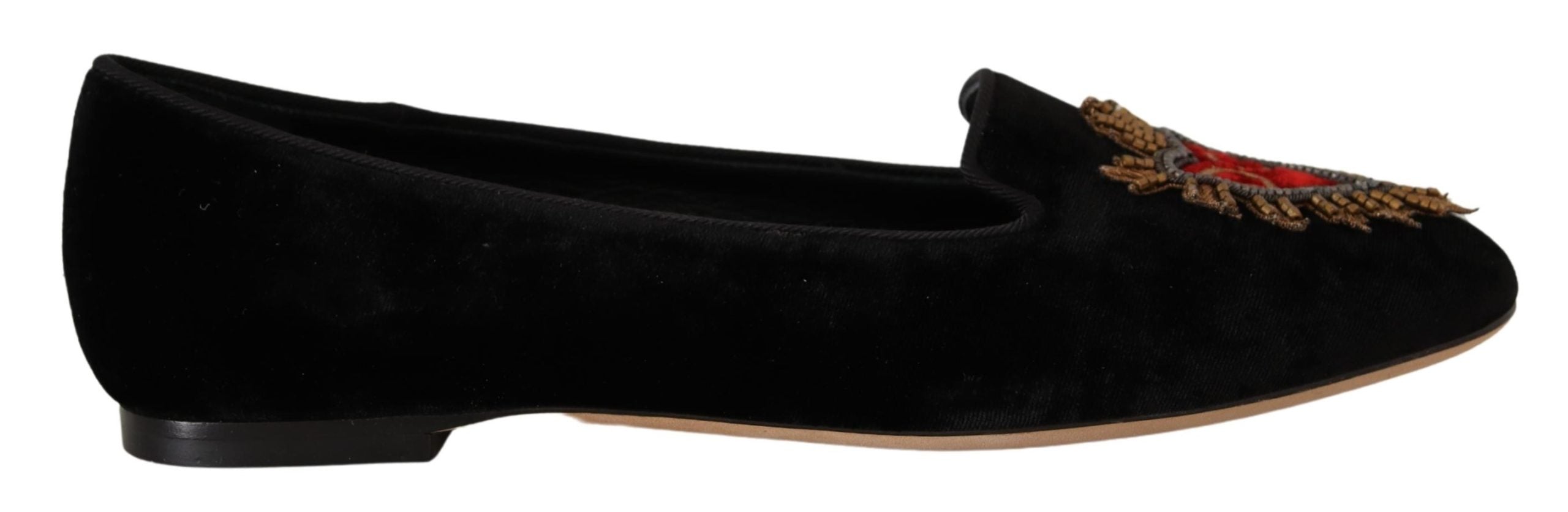 Elegante flache Schuhe aus Lackleder von Dolce &amp; Gabbana