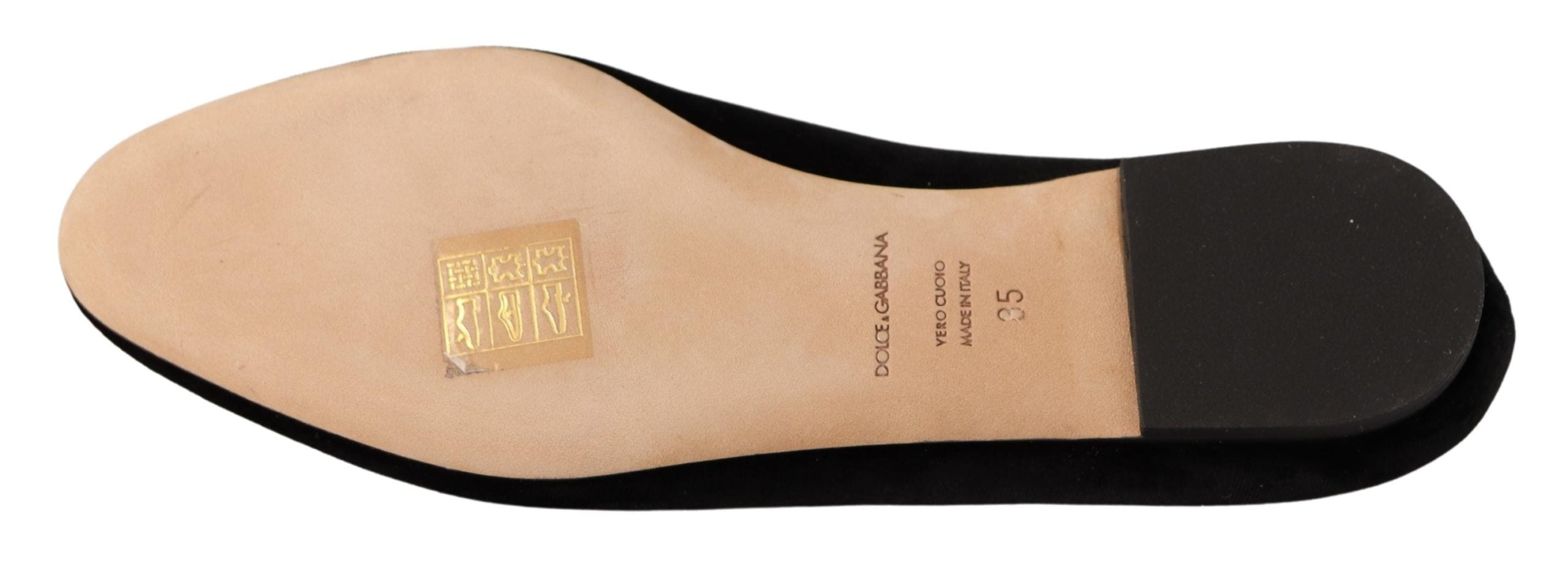 Elegante flache Schuhe aus Lackleder von Dolce &amp; Gabbana