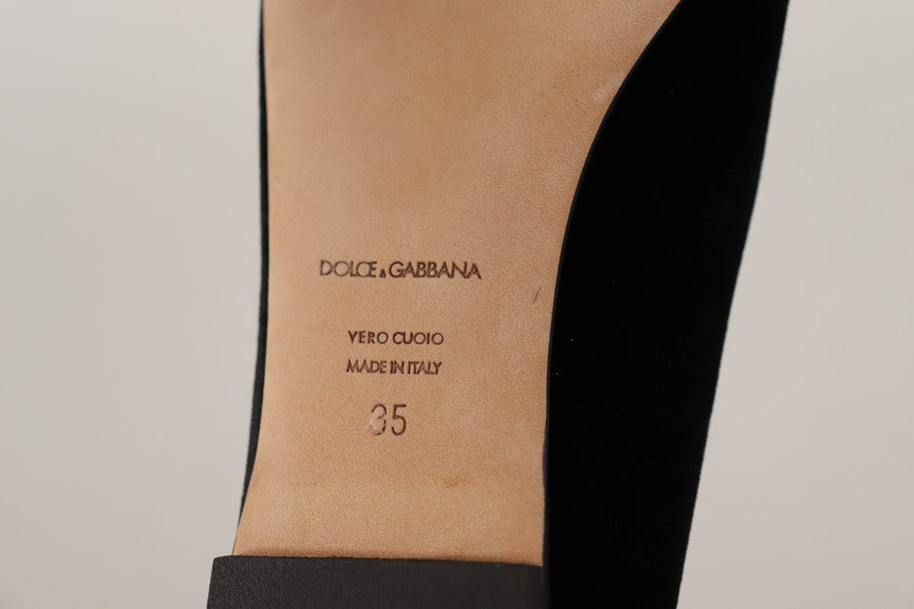 Elegante flache Schuhe aus Lackleder von Dolce &amp; Gabbana