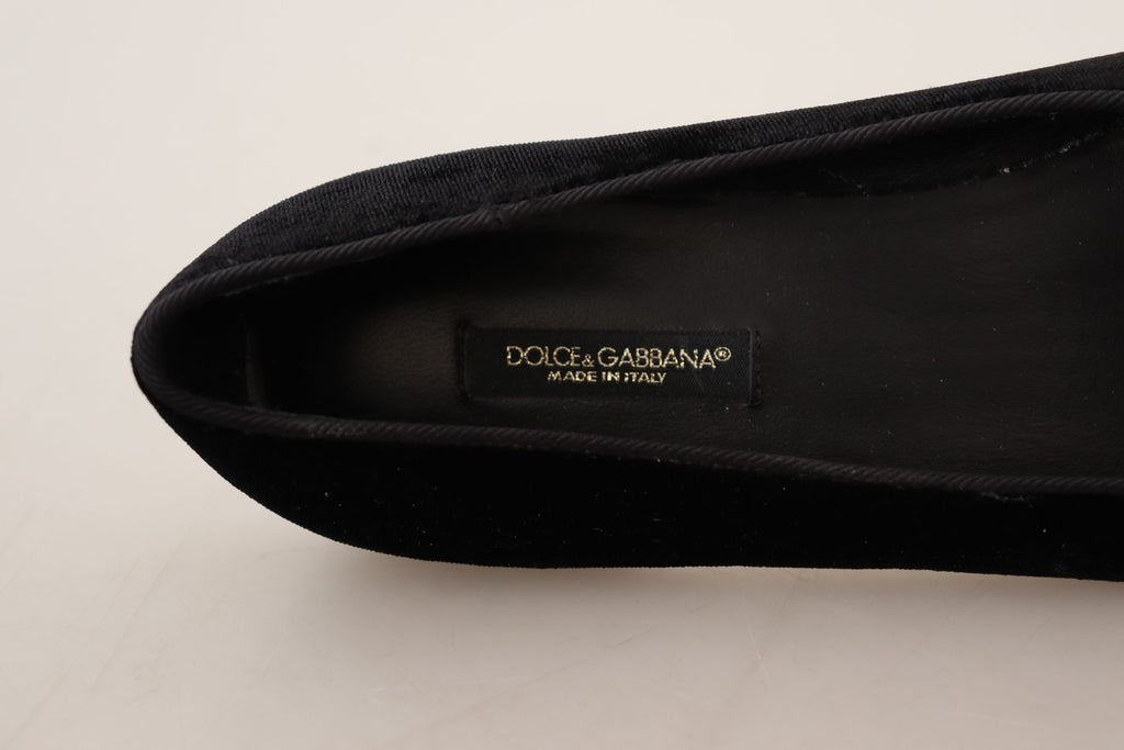 Elegante flache Schuhe aus Lackleder von Dolce &amp; Gabbana