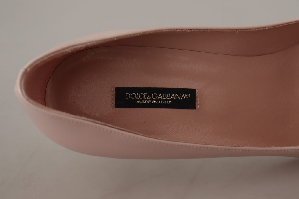 Dolce &amp; Gabbana Elegante Pumps aus Lackleder in Pink