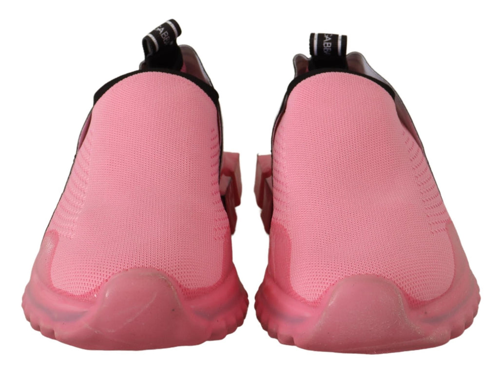 Dolce &amp; Gabbana Schicke rosa Sorrento Slip-On-Sneaker
