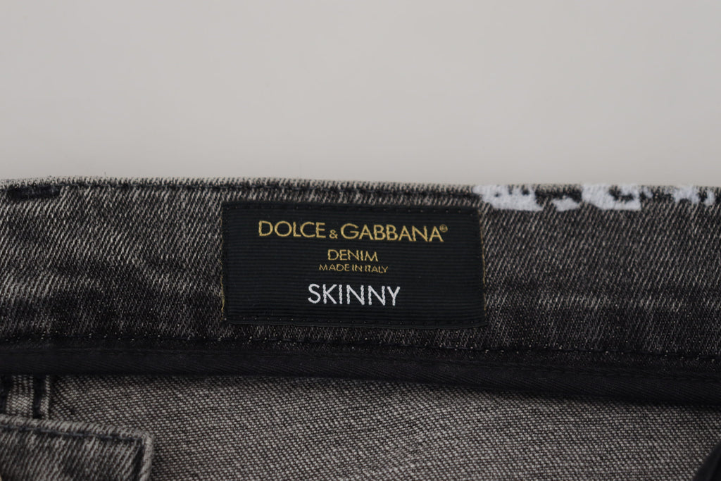 Dolce &amp; Gabbana Mehrfarbiger Tie-Dye-Denim-Spektakel