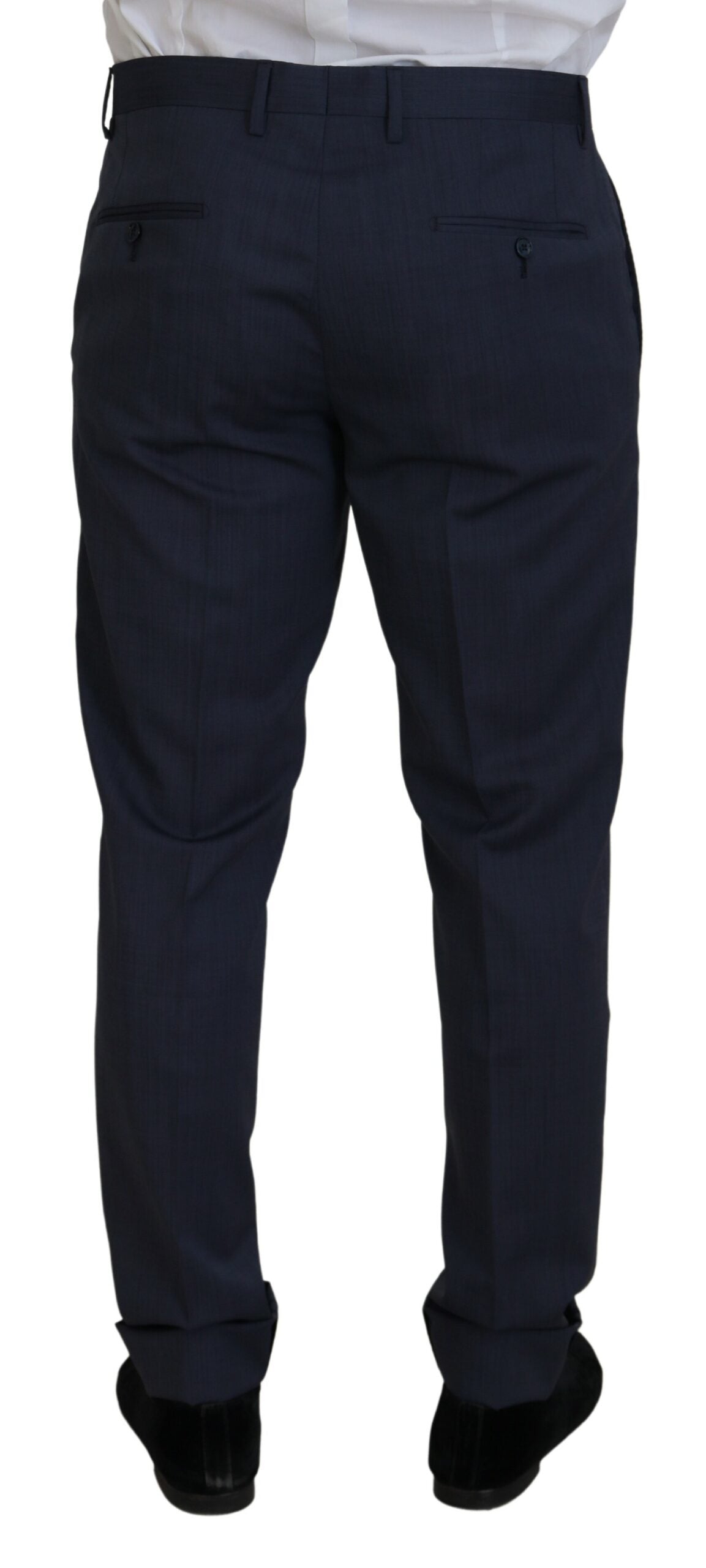 Dolce &amp; Gabbana Eleganter blauer Martini-Anzug für Herren im Slim Fit