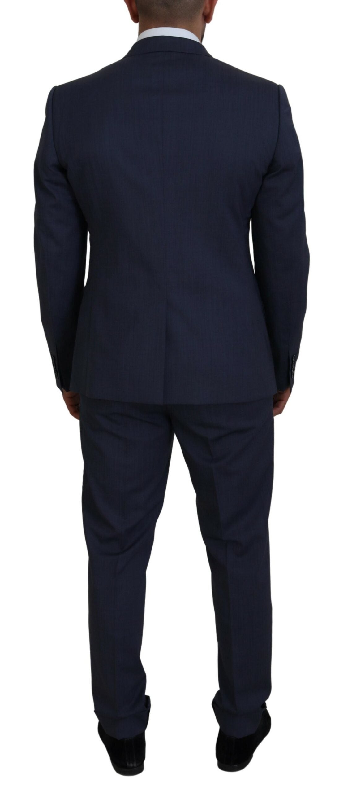 Dolce &amp; Gabbana Eleganter blauer Martini-Anzug für Herren im Slim Fit