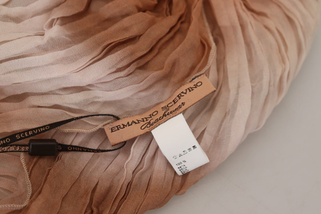 Ermanno Scervino Schicker, mehrfarbiger Seiden-Wickelschal