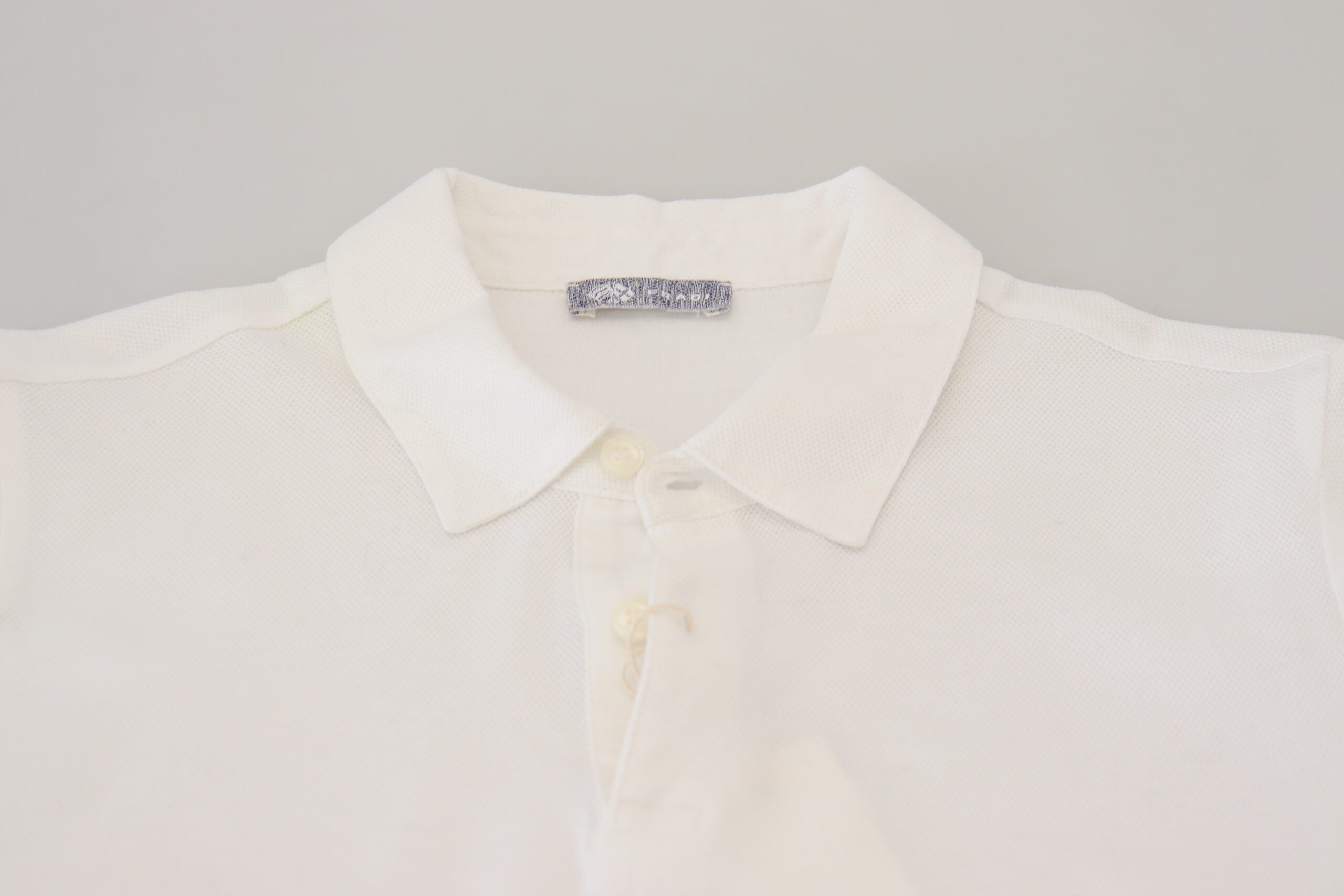 FRADI Elegantes Polo-T-Shirt aus weißer Baumwolle