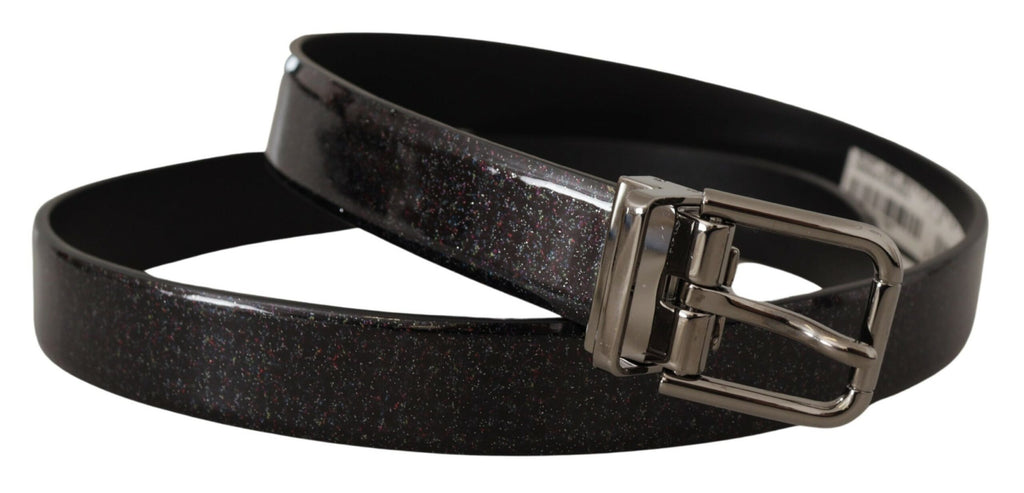 Dolce &amp; Gabbana Eleganter mehrfarbiger Ledergürtel