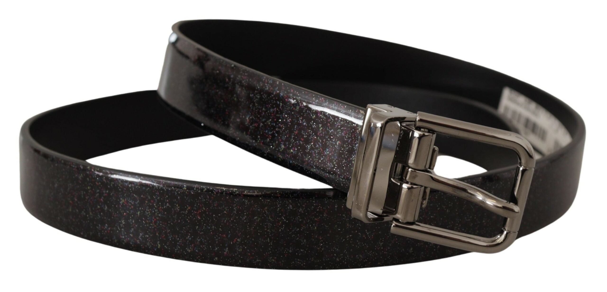 Dolce &amp; Gabbana Eleganter mehrfarbiger Ledergürtel