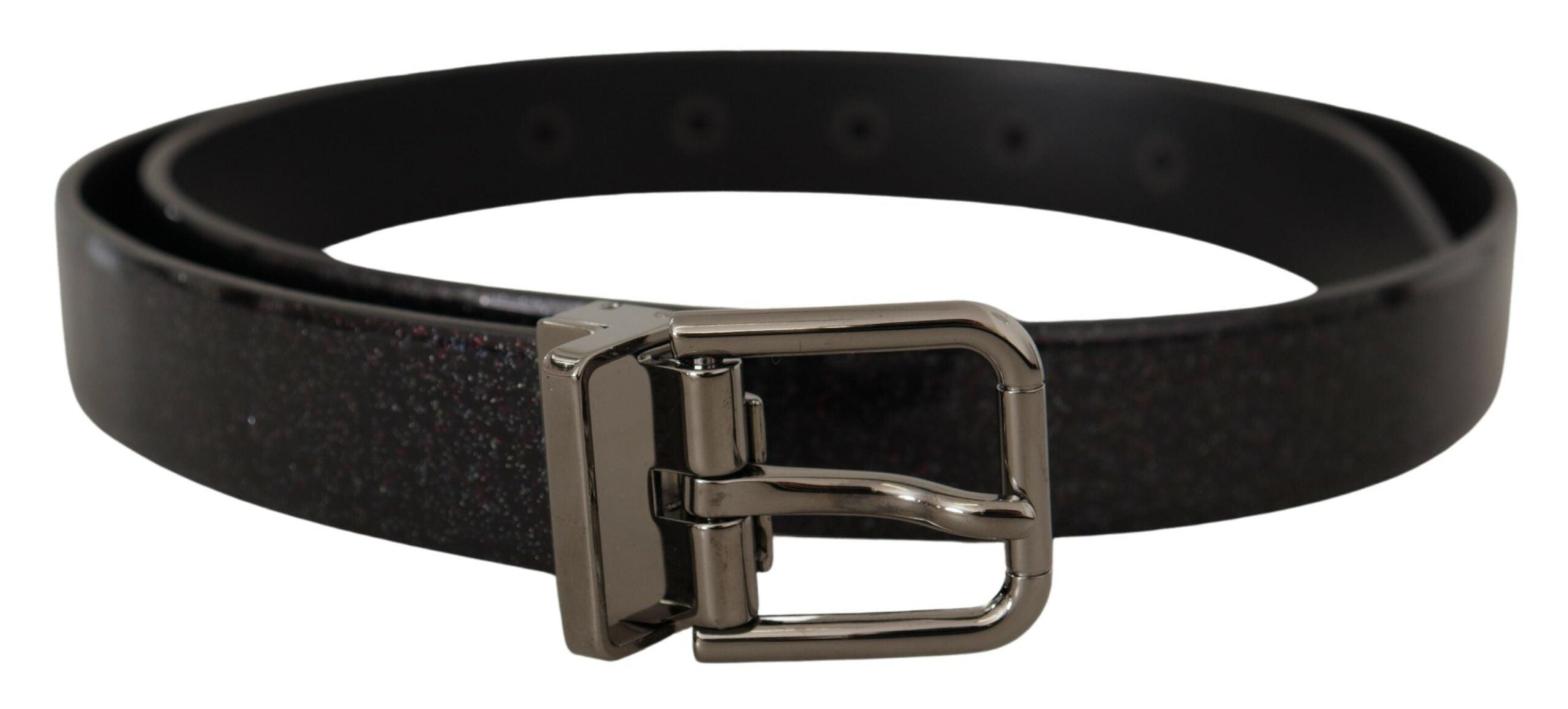 Dolce &amp; Gabbana Eleganter mehrfarbiger Ledergürtel