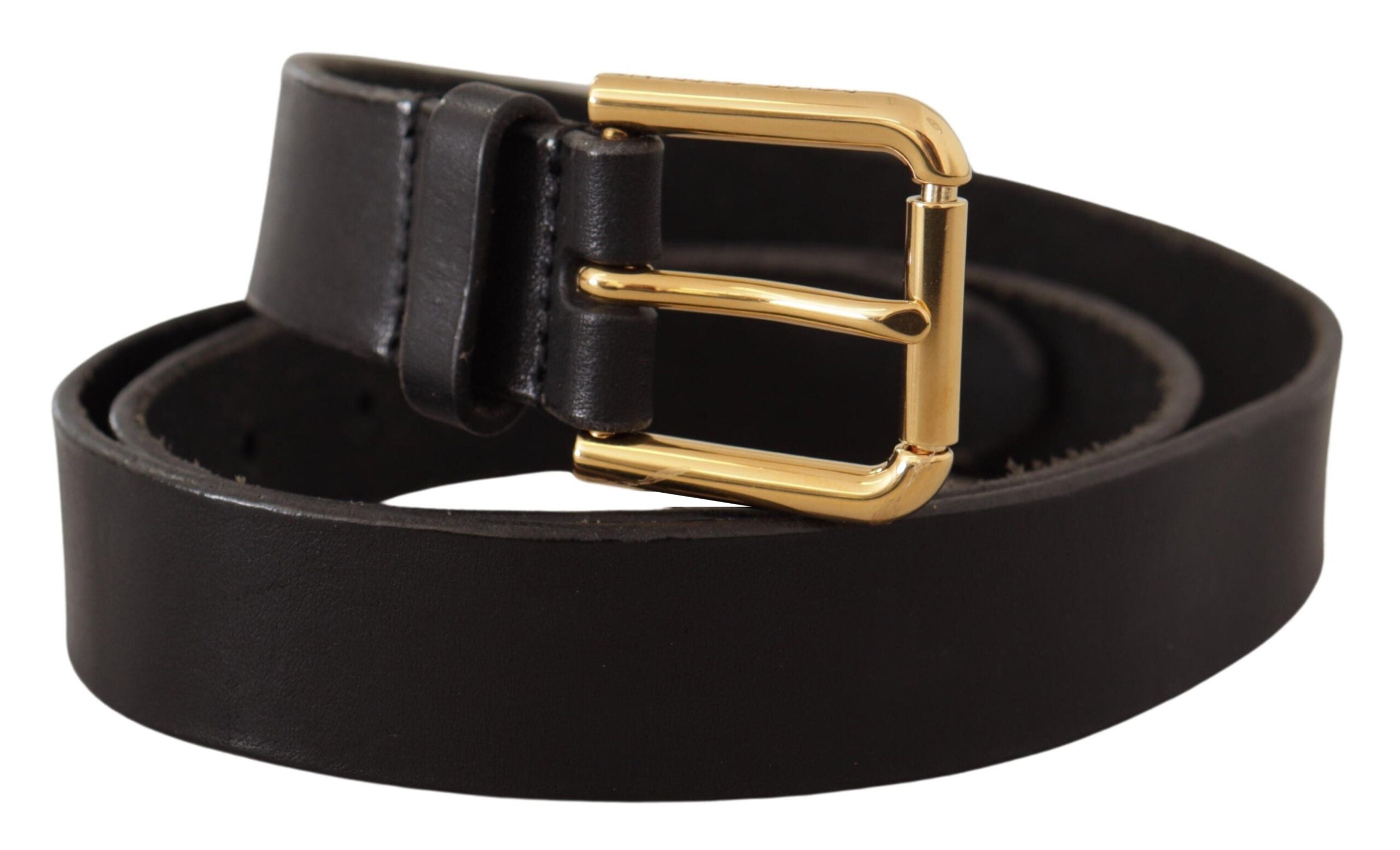 Dolce &amp; Gabbana Eleganter Ledergürtel mit Metallschnalle