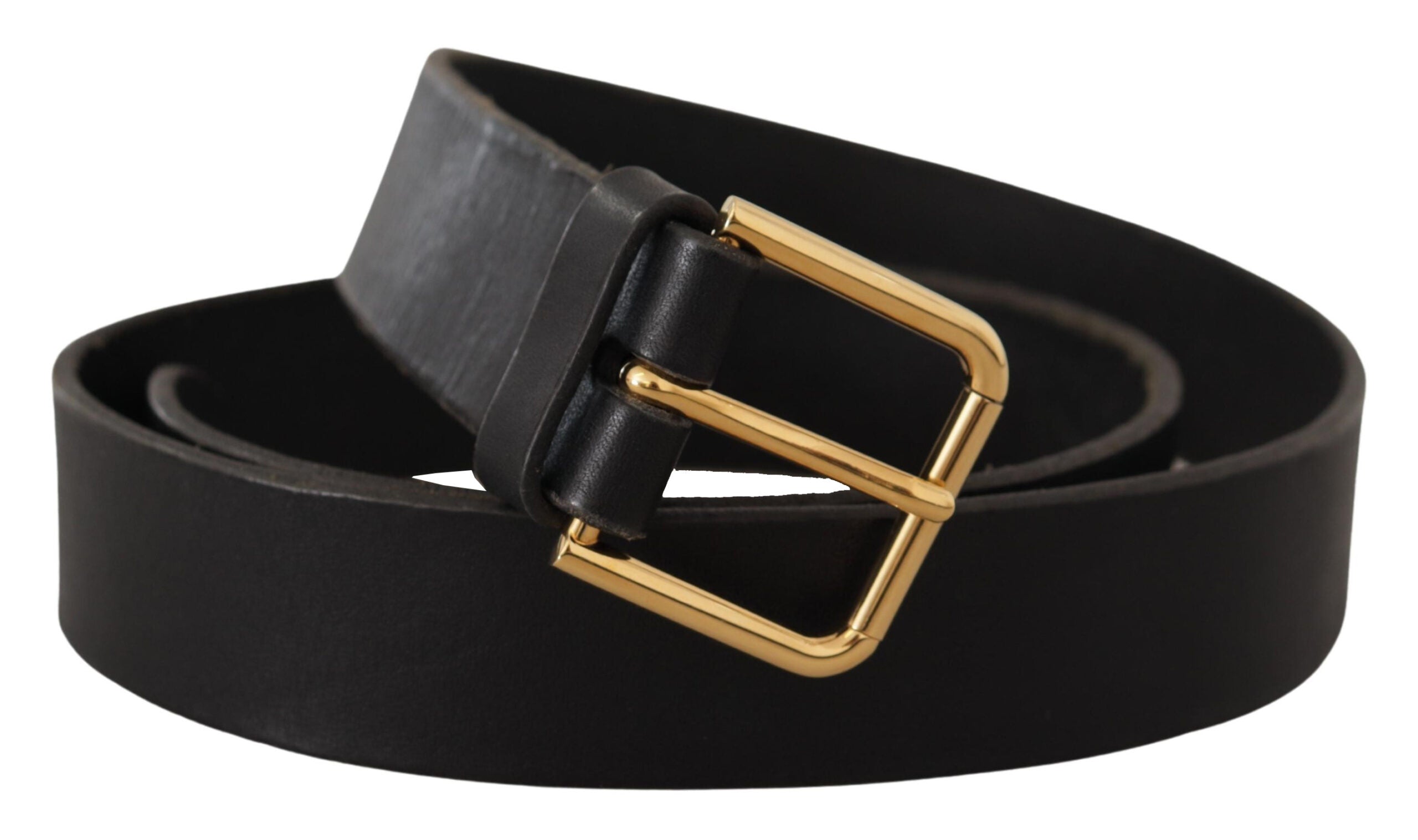 Dolce &amp; Gabbana Eleganter Ledergürtel mit Metallschnalle