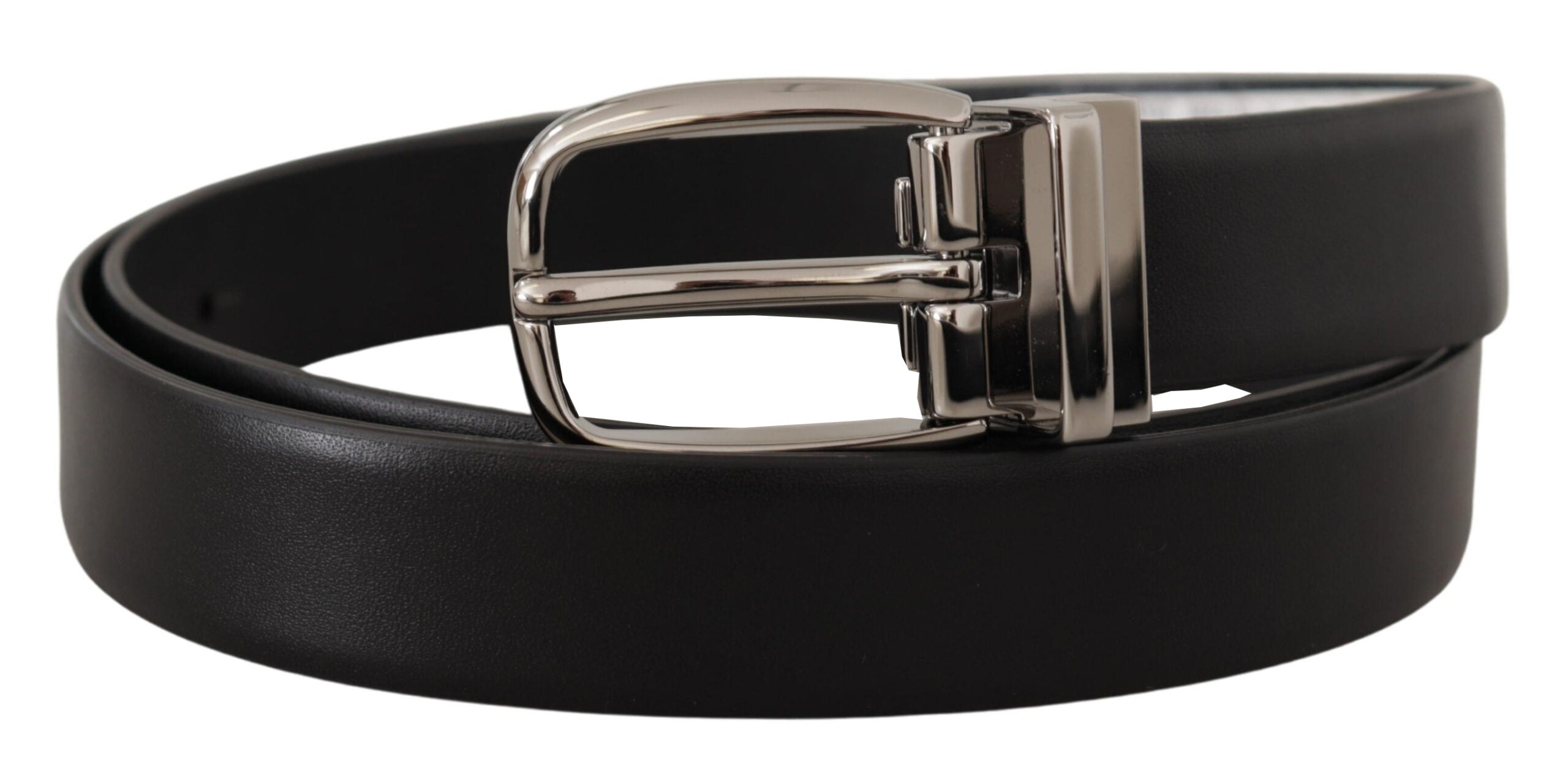 Dolce &amp; Gabbana Eleganter Ledergürtel mit Metallschnalle